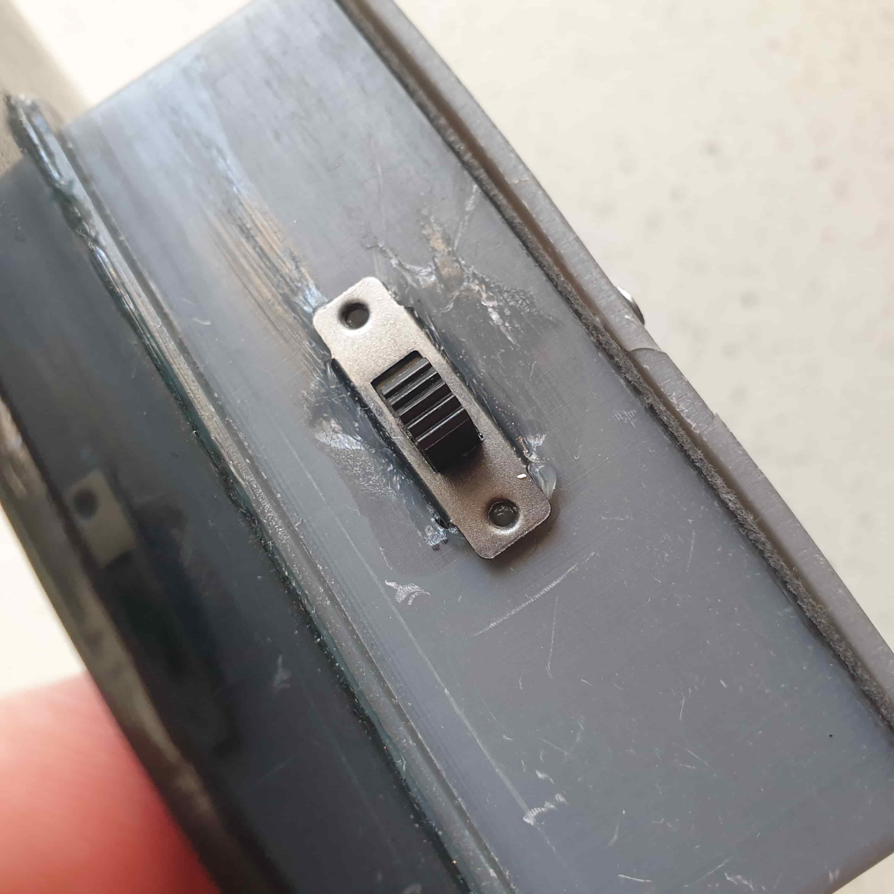 Unfinished solar light switch